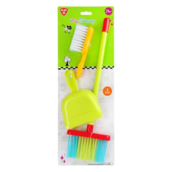 PLAYGO TOYS ENT. LTD.  MY CLEANING SET 3PC Sale