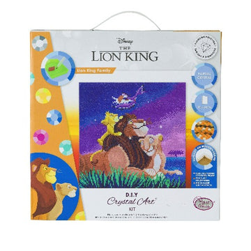 CRYSTAL ART LION KINF FAMILY 30X30CM KIT Cheap