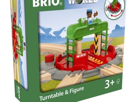 BRIO TRACKS TURNTABLE & FIGURE SET Discount